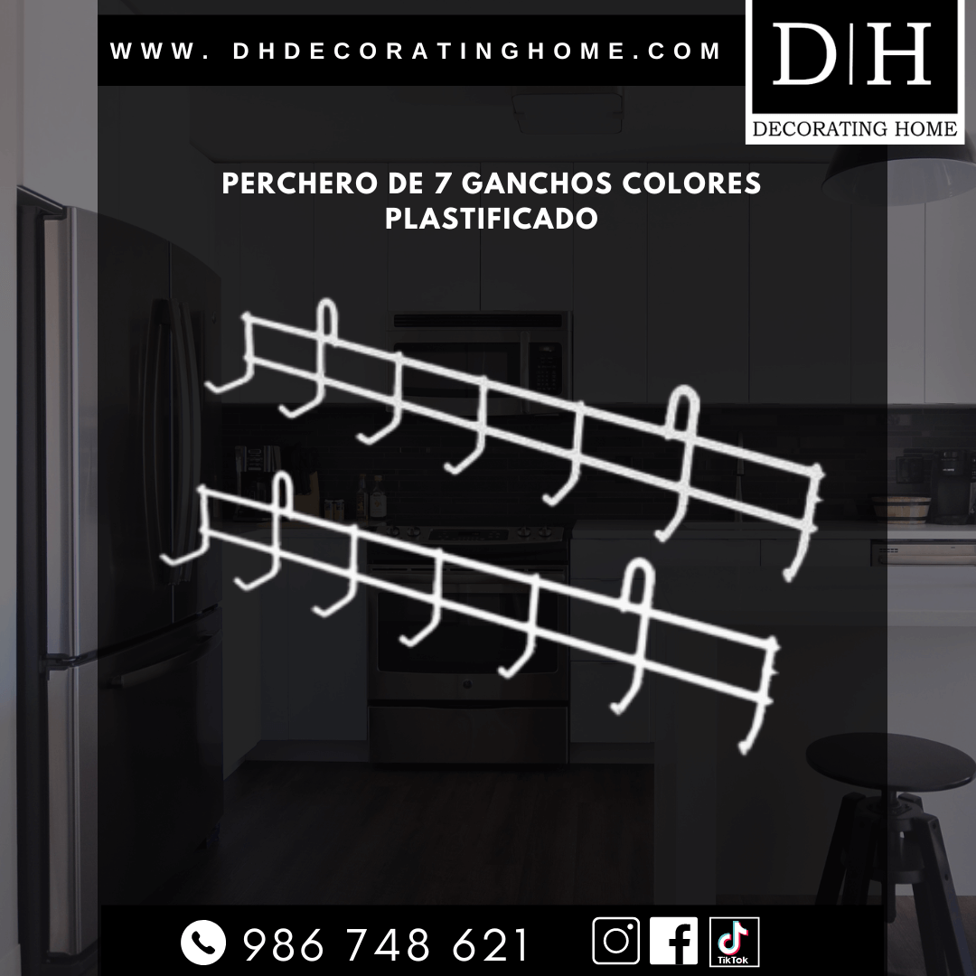 PERCHERO 6 GANCHOS GRUESO