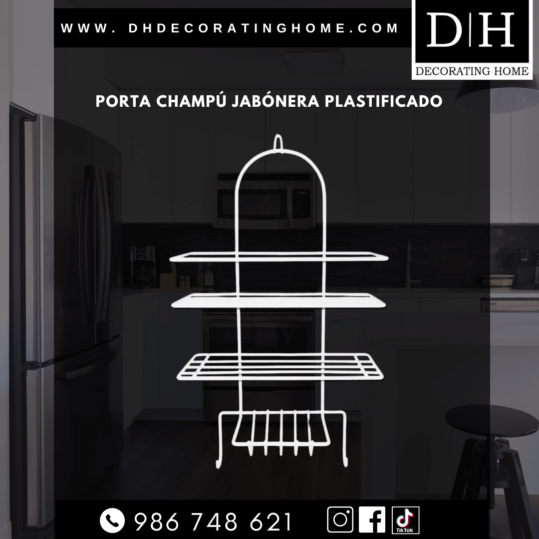 PORTA SHAMPOO Y JABONERA PLASTIFICADO