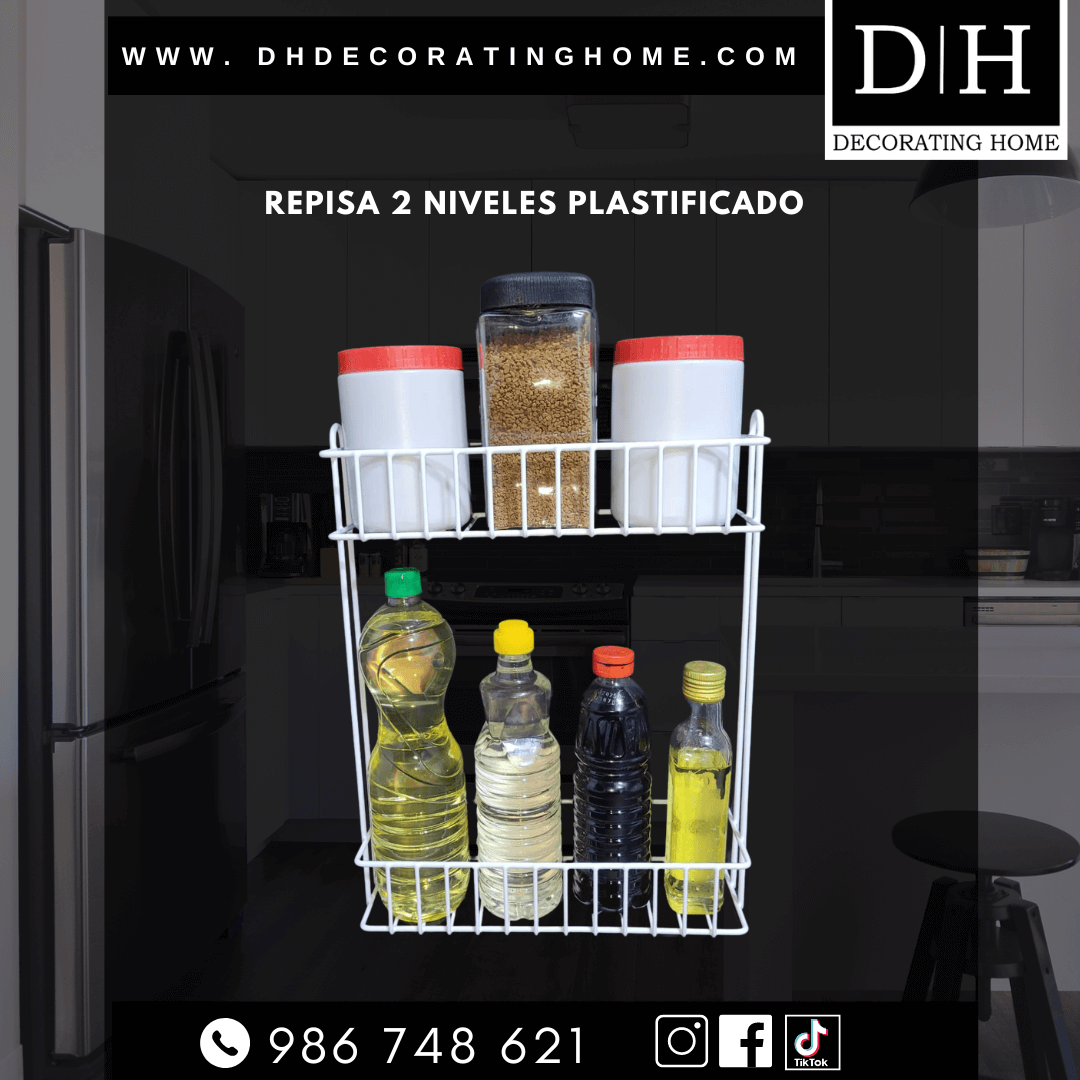 REPISA PLASTIFICADA DE 2 NIVELES - Imagen 2
