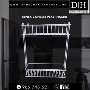 REPISA PLASTIFICADA DE 2 NIVELES