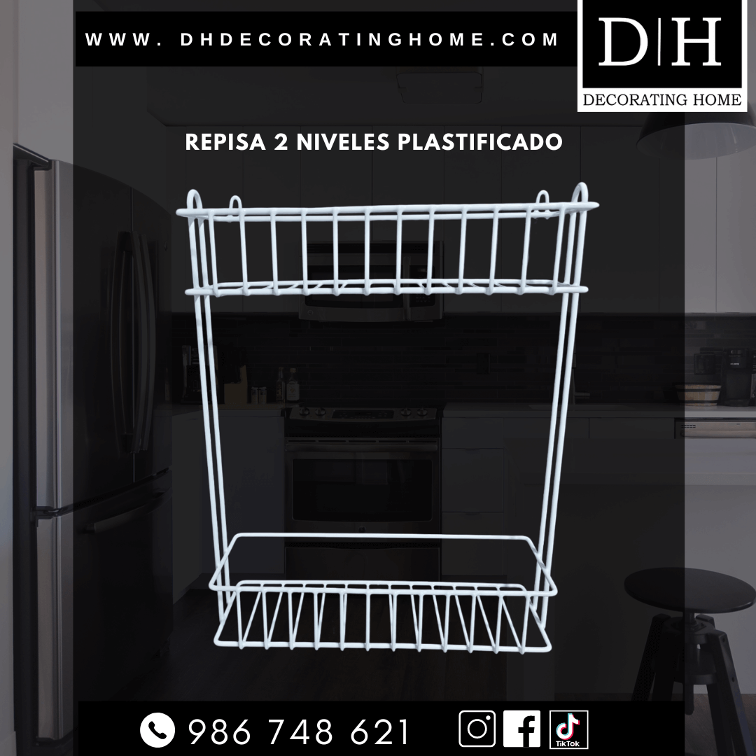 REPISA PLASTIFICADA DE 2 NIVELES